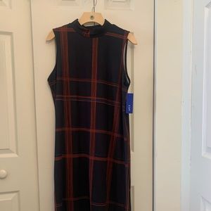 Apt. 9 Mockneck Sleeveless Dress NWT